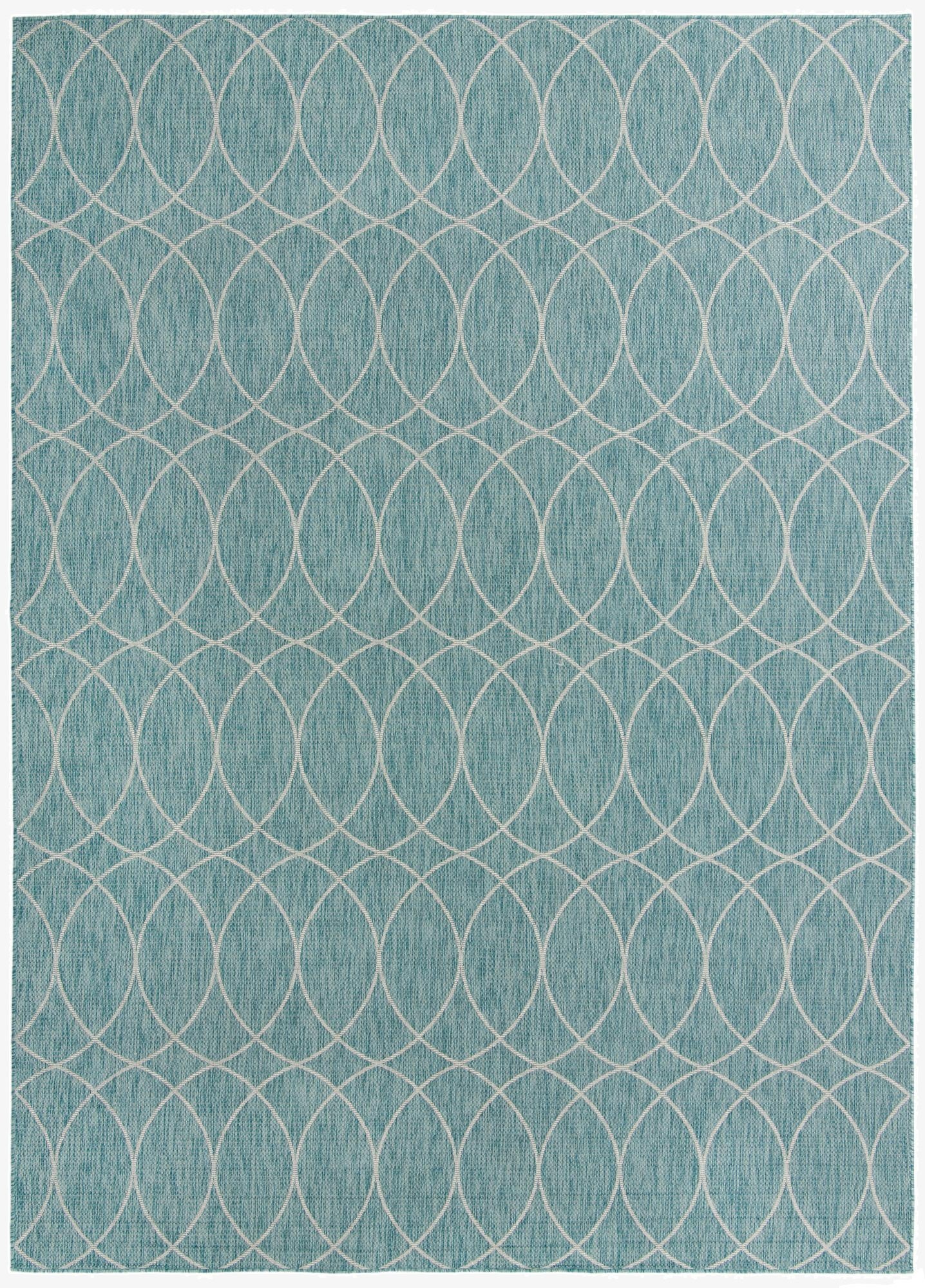  10' x 14'  Washable Lattice Indoor / Outdoor Rug
