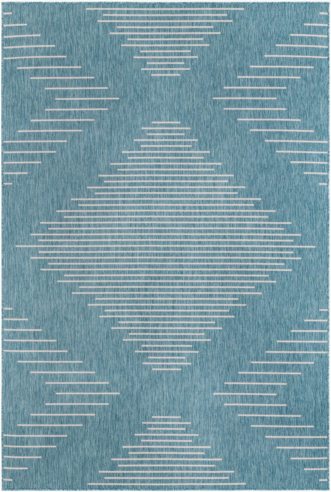  6' x 9'  Washable Modern Indoor / Outdoor Rug