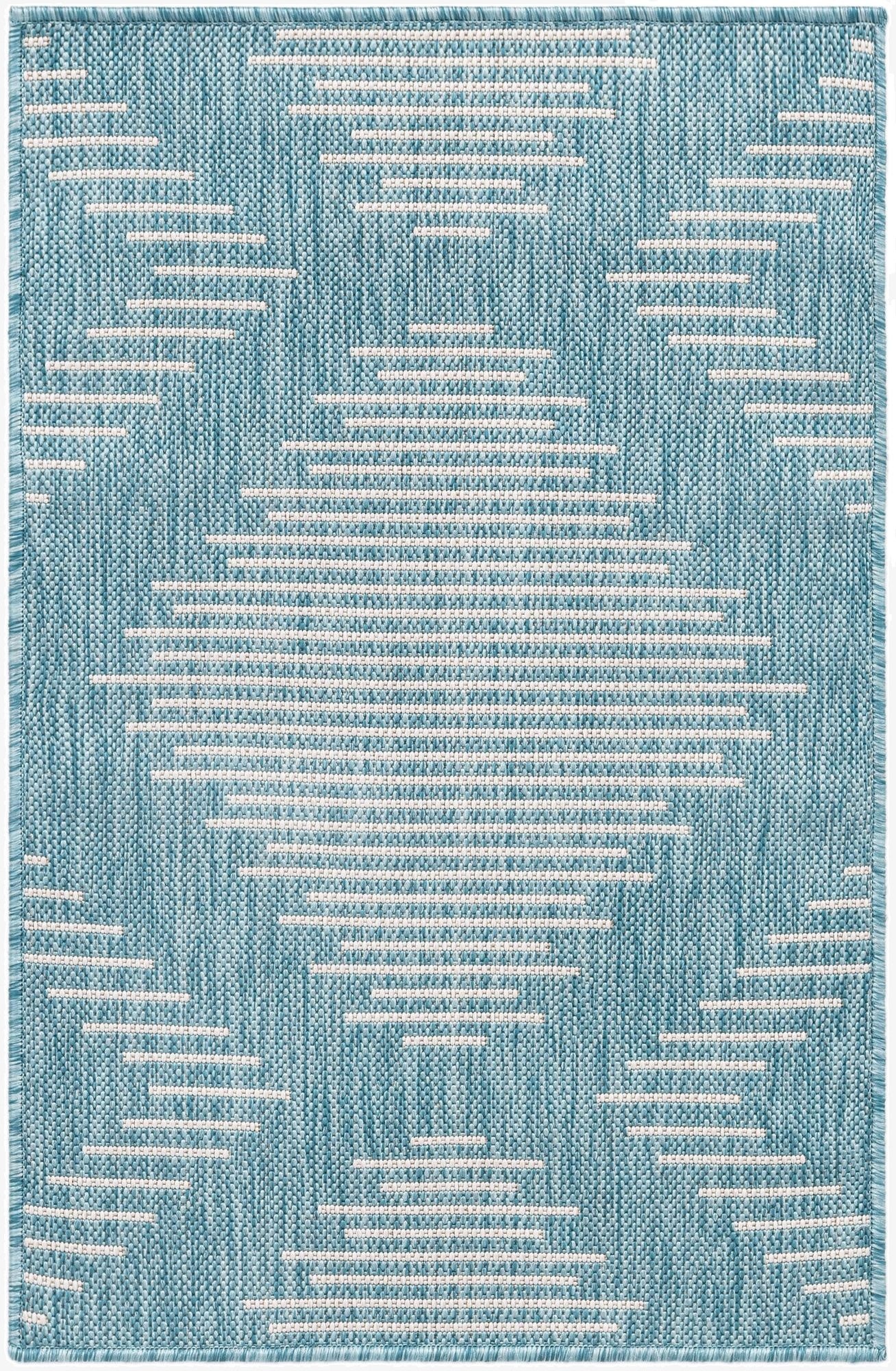 Primary image  2' x 3'  Washable Modern Indoor / Outdoor Rug