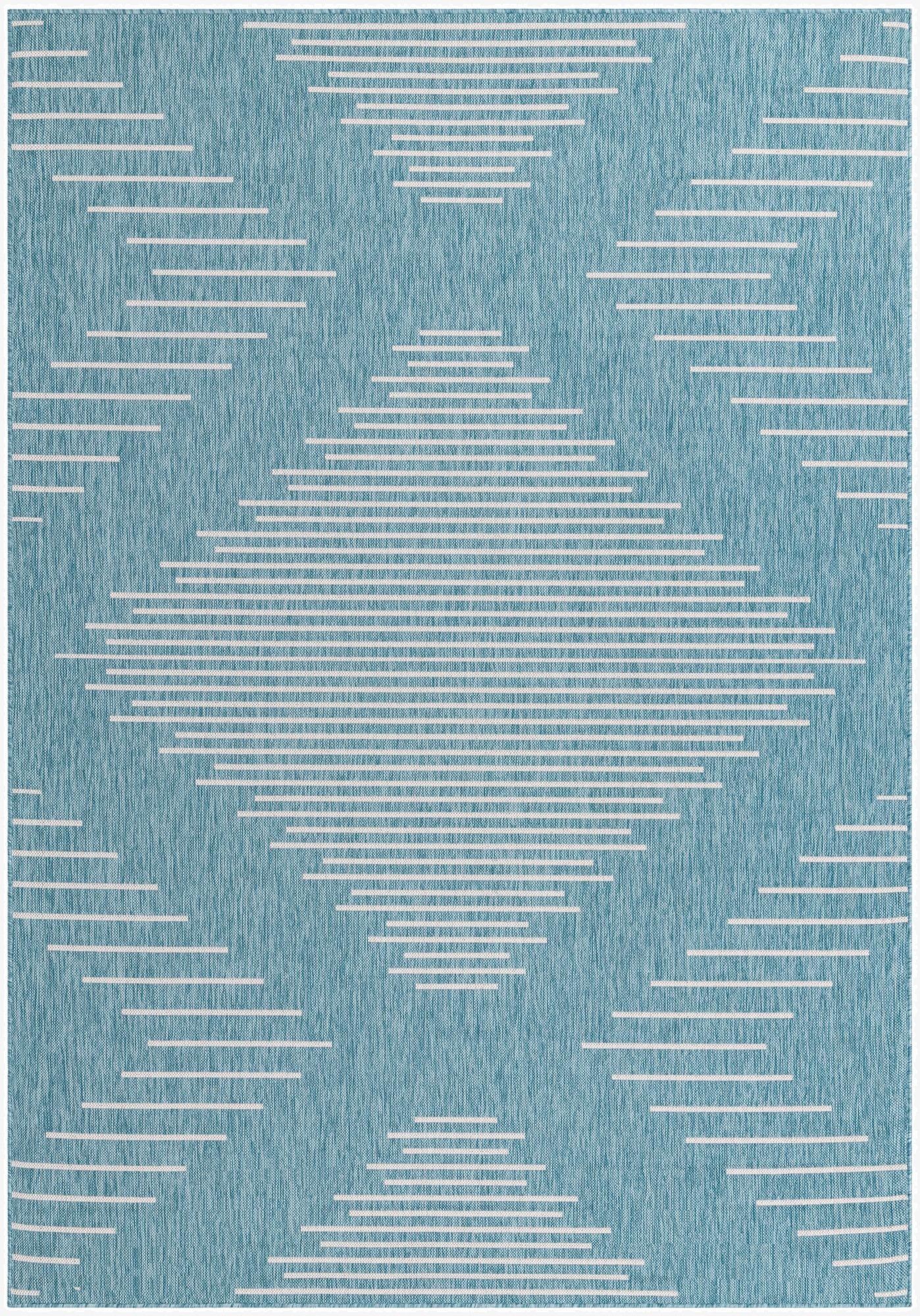  7' x 10'  Washable Modern Indoor / Outdoor Rug
