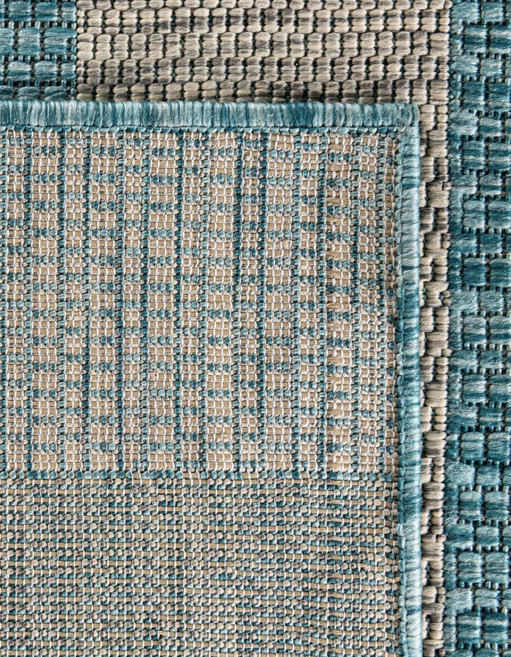 Detail image of  4' x 6'  Washable Ribbon Indoor / Outdoor Rug