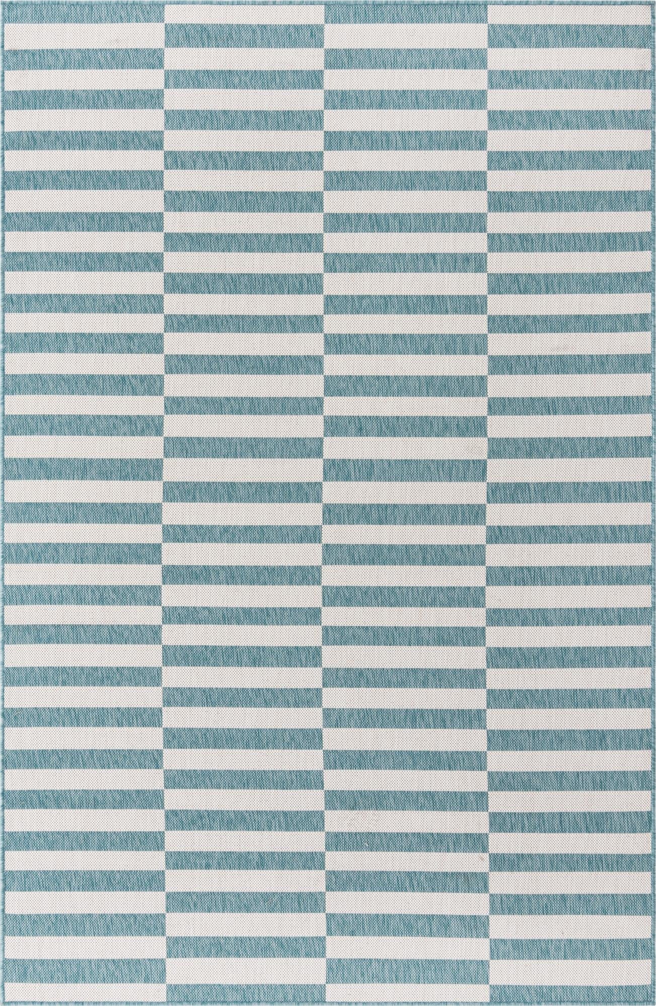  5' 3 x 8'  Washable Ribbon Indoor / Outdoor Rug