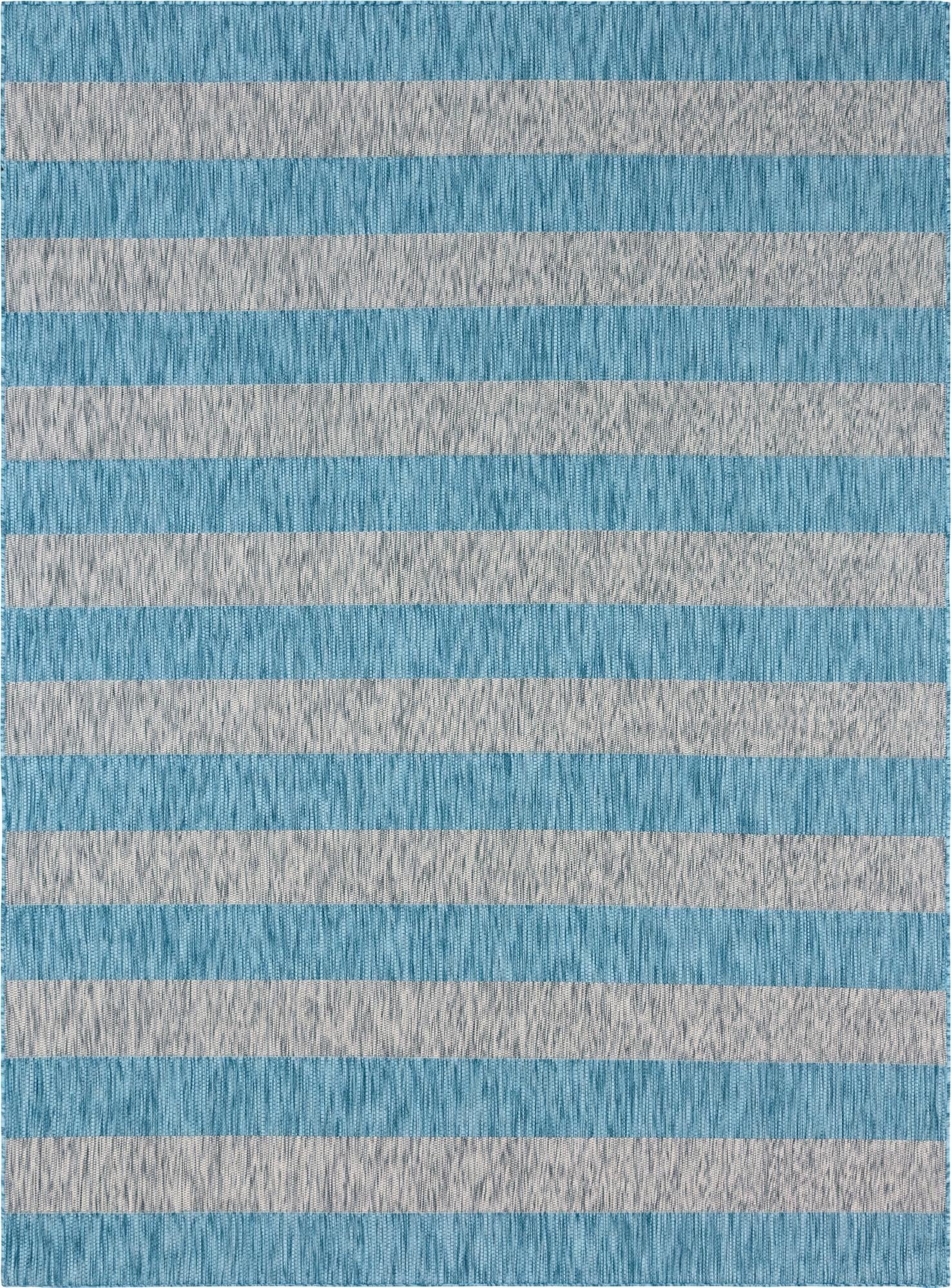  9' x 12'  Washable Ribbon Indoor / Outdoor Rug