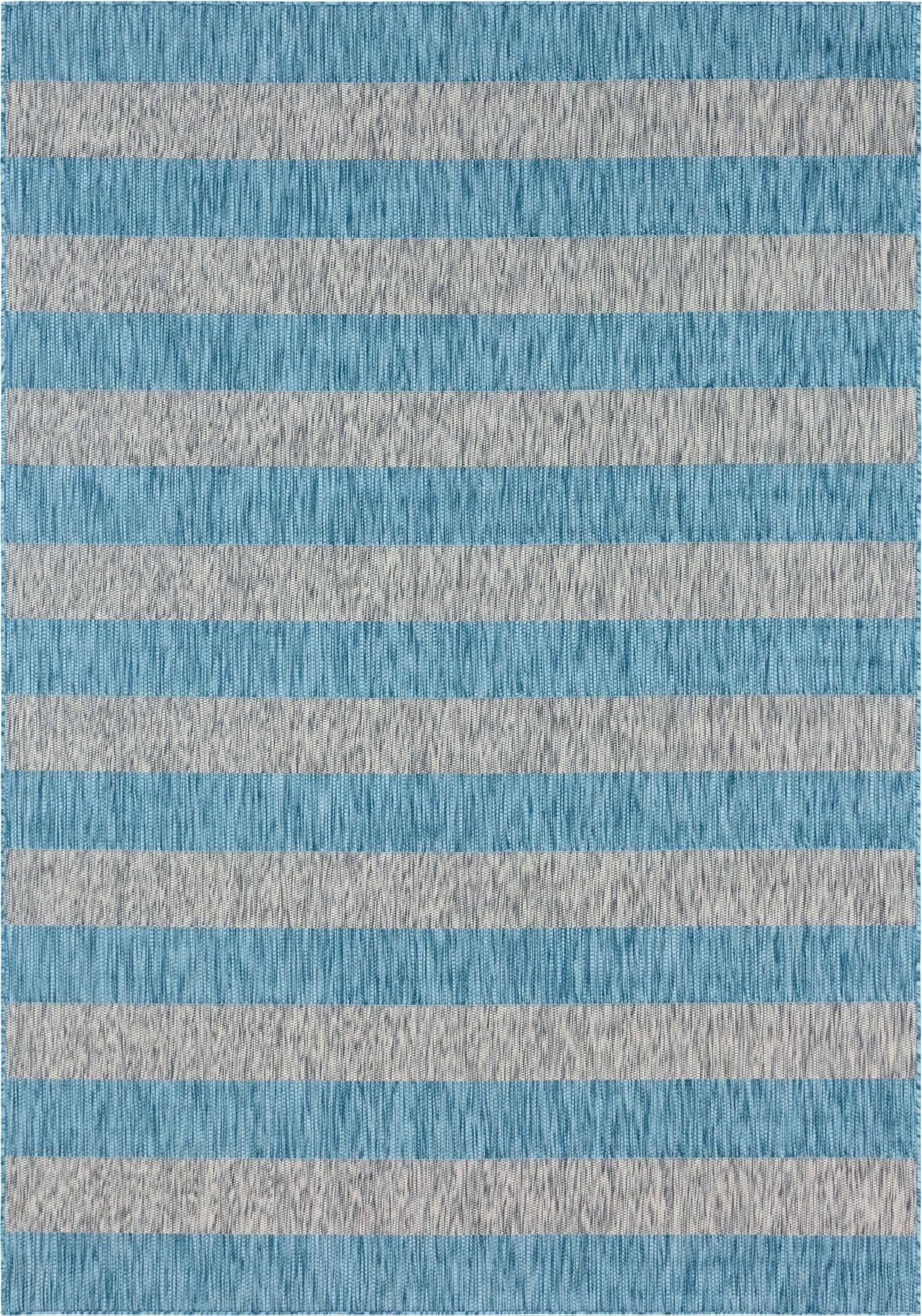  7' 10 x 11'  Washable Ribbon Indoor / Outdoor Rug