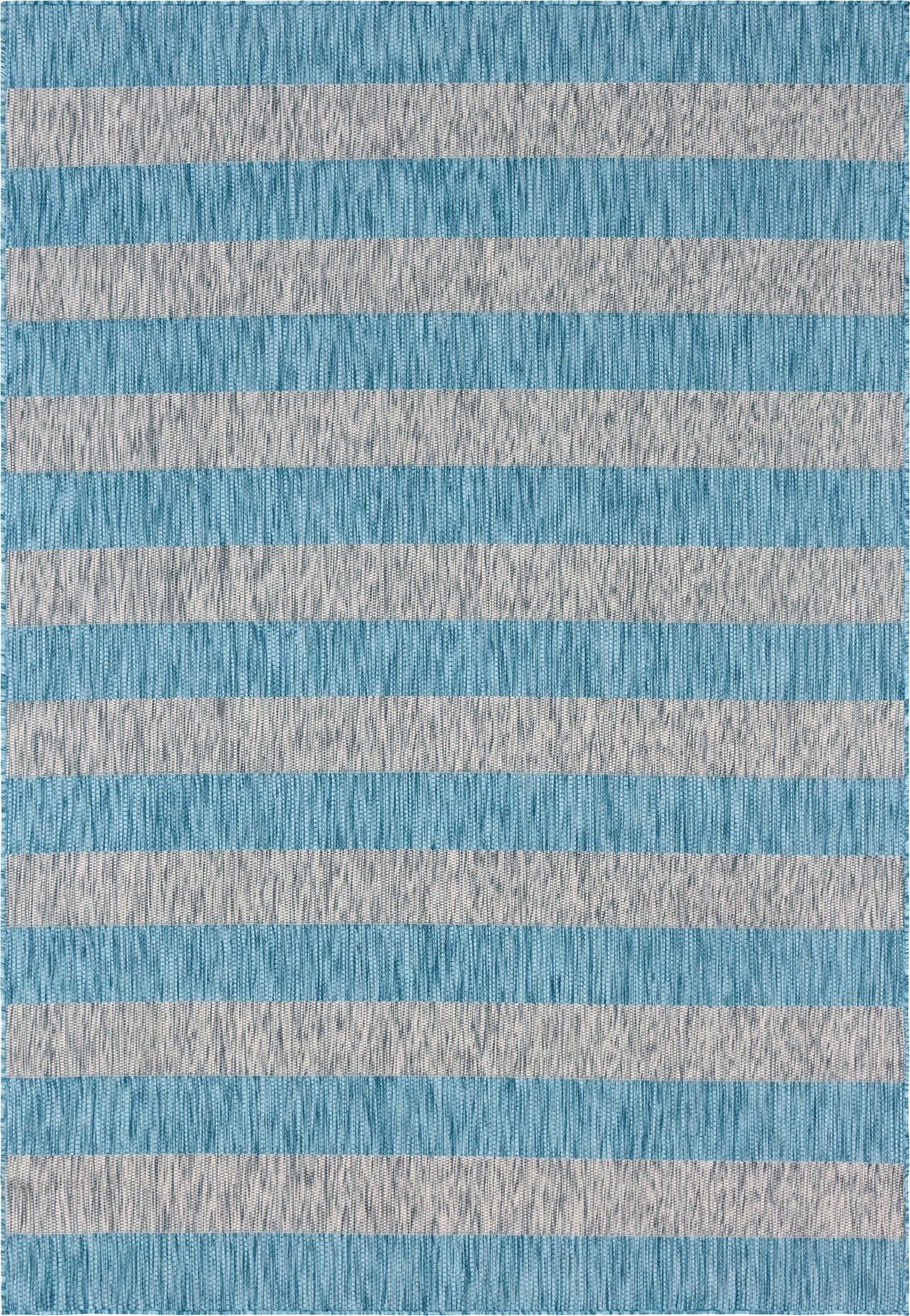  7' x 10'  Washable Ribbon Indoor / Outdoor Rug