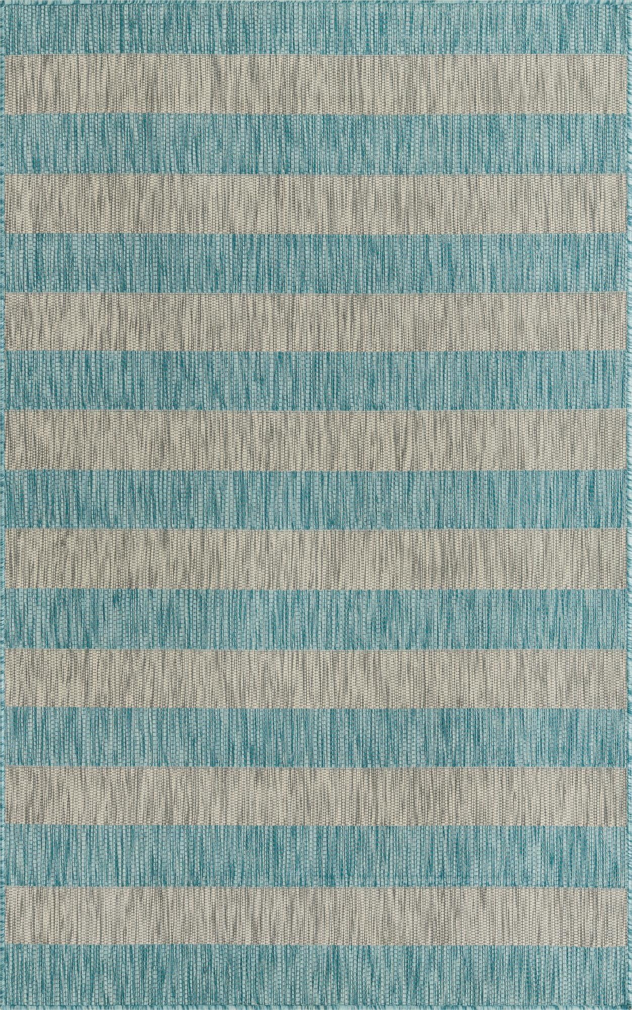 Primary image  5' 3 x 8'  Washable Ribbon Indoor / Outdoor Rug