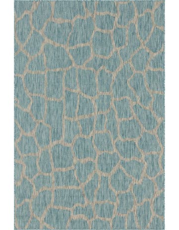 6' x 9' Washable Safari Indoor / Outdoor Rug
