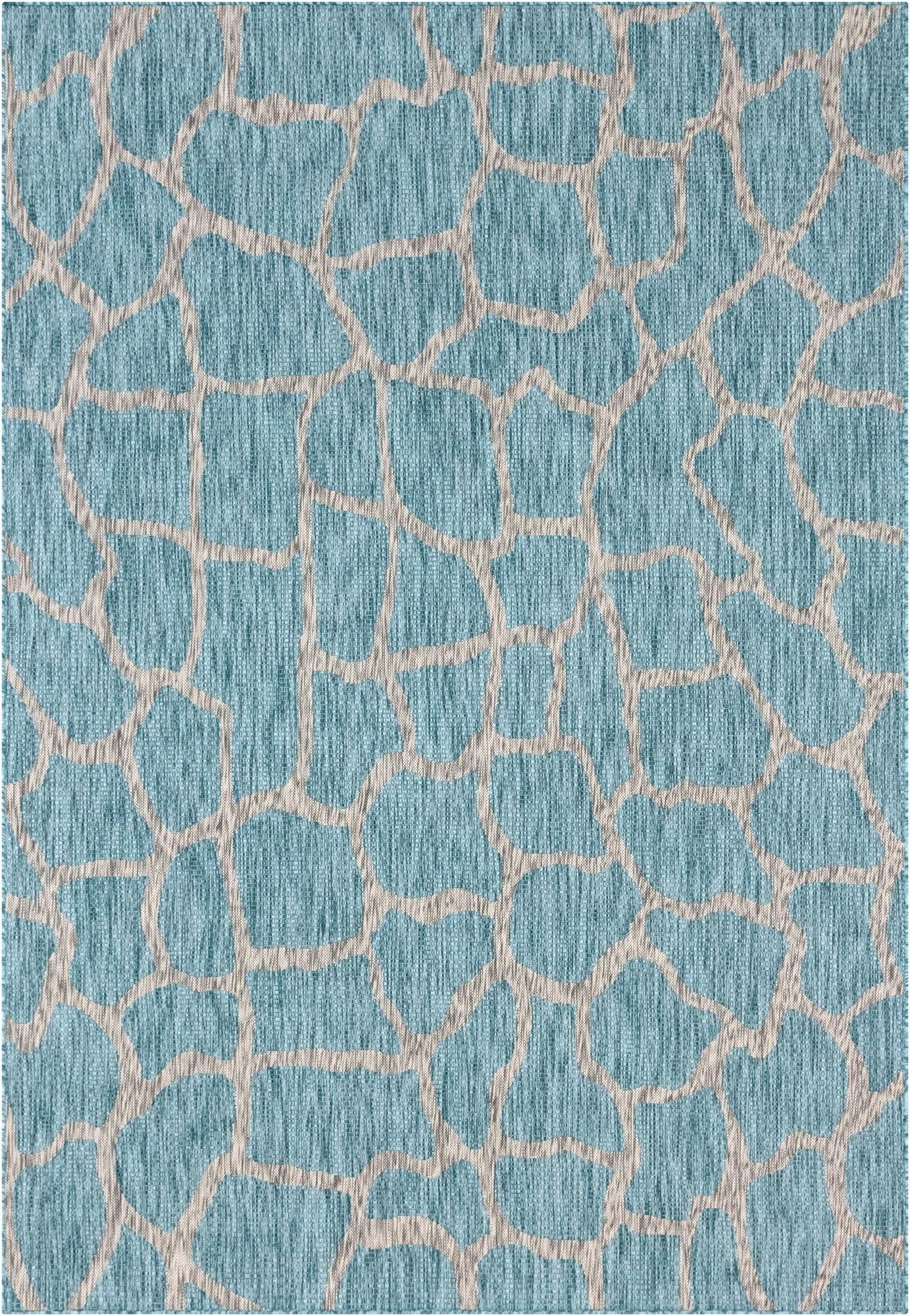  7' x 10'  Washable Safari Indoor / Outdoor Rug