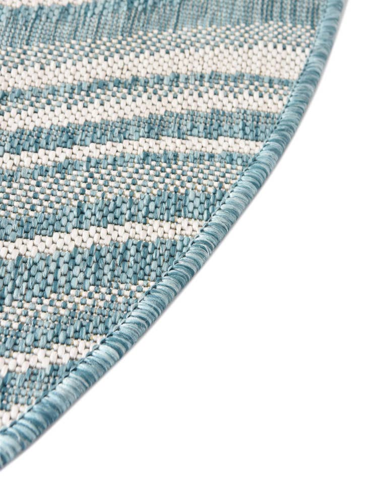 Detail image of  4' x 4'  Washable Modern Indoor / Outdoor Round Rug