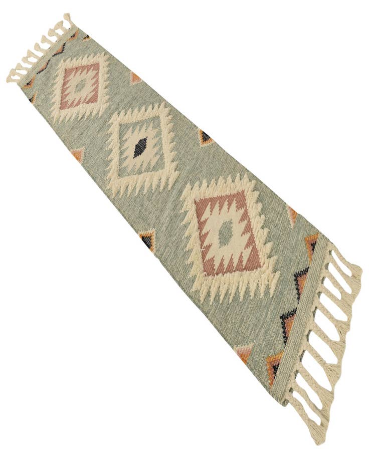 Detail image of  2' 2 x 8' 2  Hand Woven Arizona Wool Runner Rug