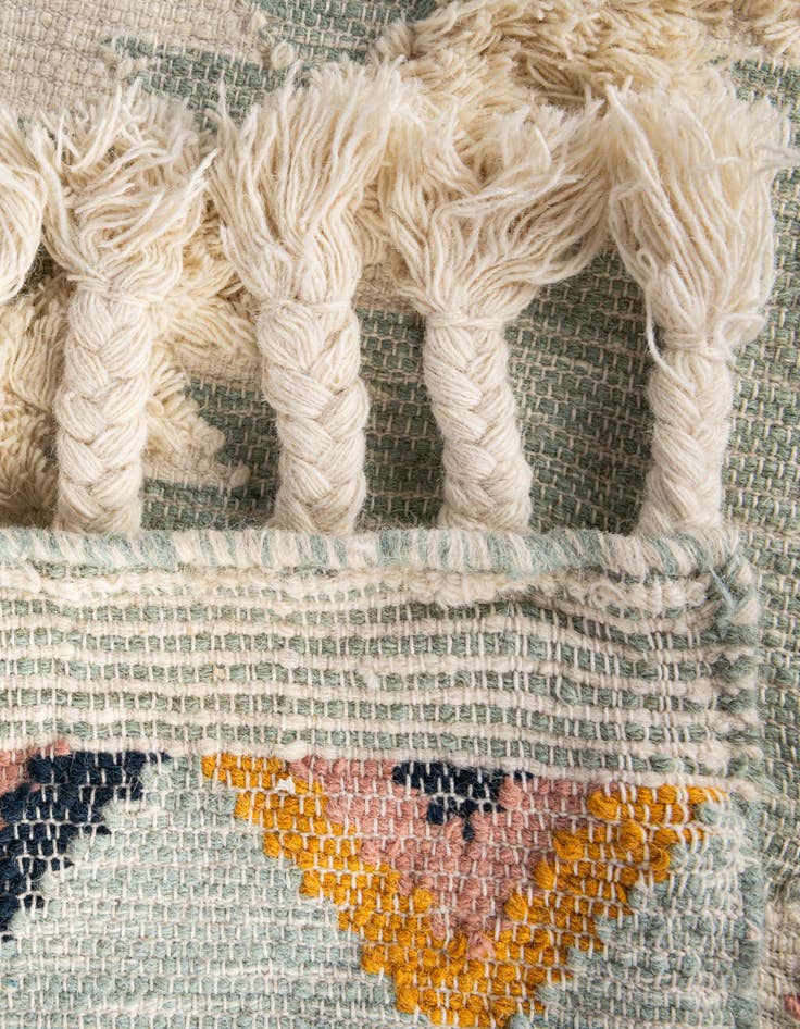 Detail image of  2' 2 x 8' 2  Hand Woven Arizona Wool Runner Rug