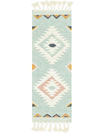 2' 2 x 6' 1 Hand Woven Arizona Wool Runner Rug