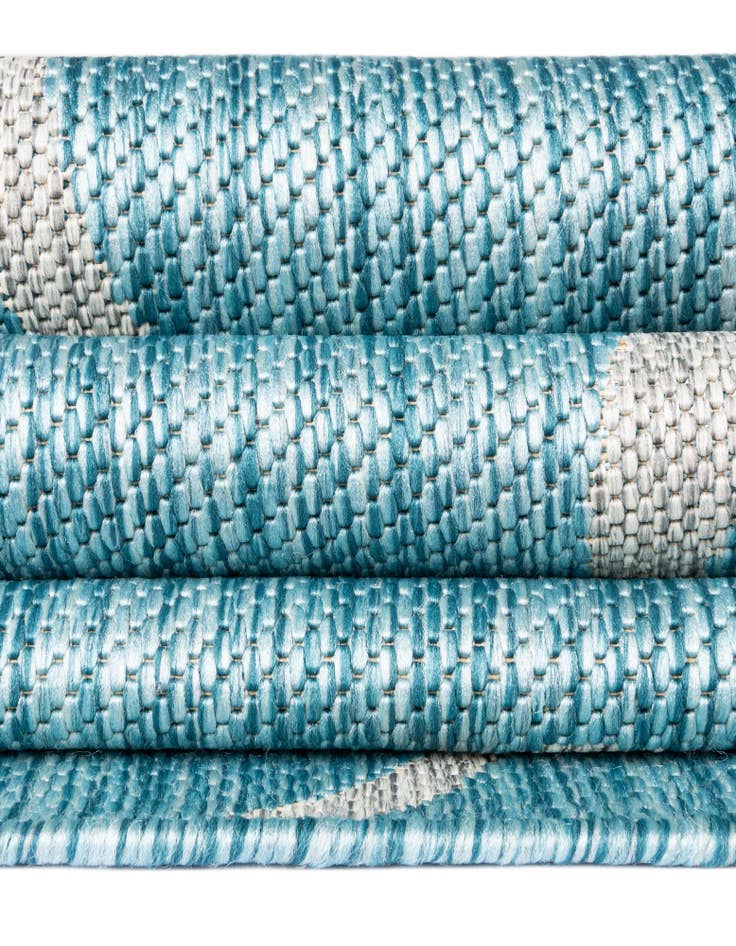 Detail image of  2' x 6'  Washable Botanical Indoor / Outdoor Runner Rug