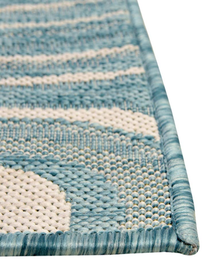 Detail image of  2' x 6'  Washable Modern Indoor / Outdoor Runner Rug