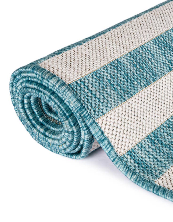 Detail image of  2' x 6'  Washable Ribbon Indoor / Outdoor Runner Rug