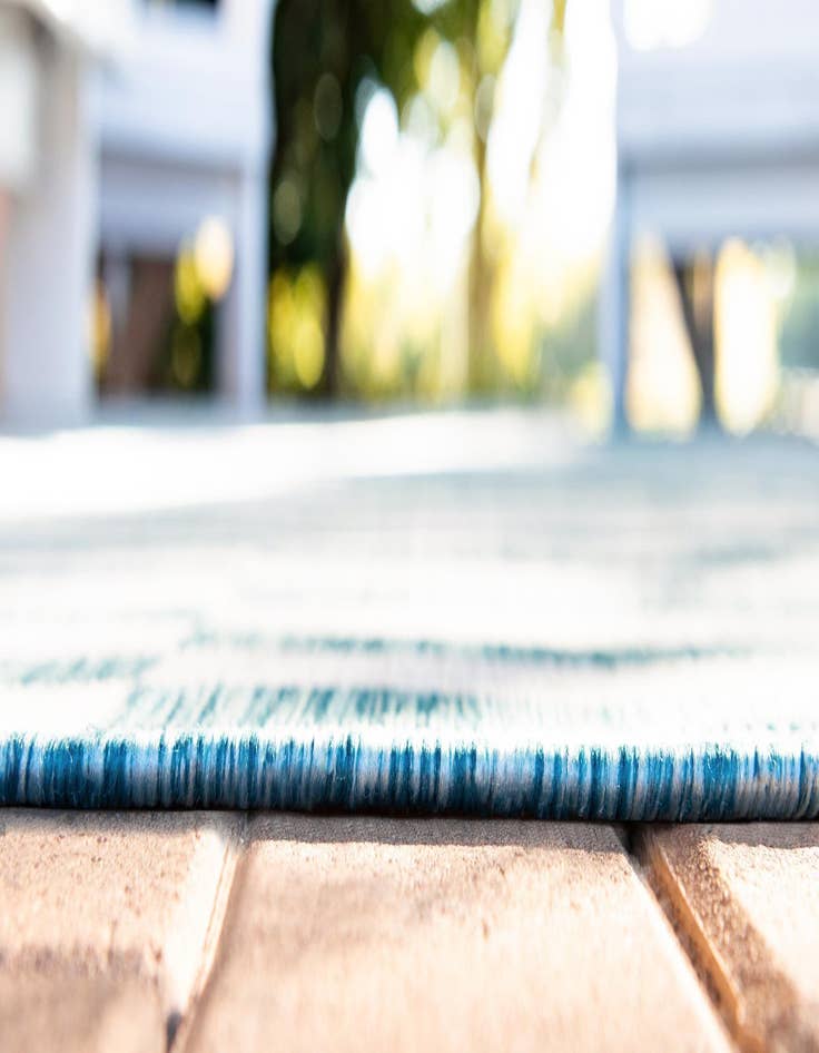 Detail image of  2' x 6'  Washable Ribbon Indoor / Outdoor Runner Rug