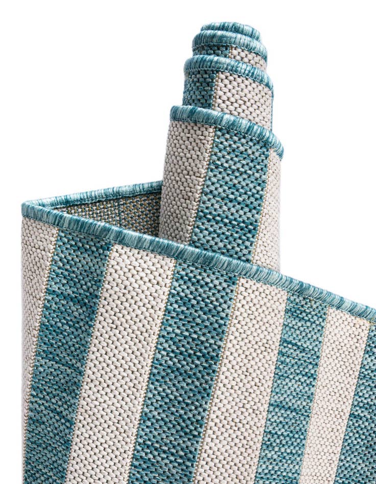 Detail image of  2' x 6'  Washable Ribbon Indoor / Outdoor Runner Rug