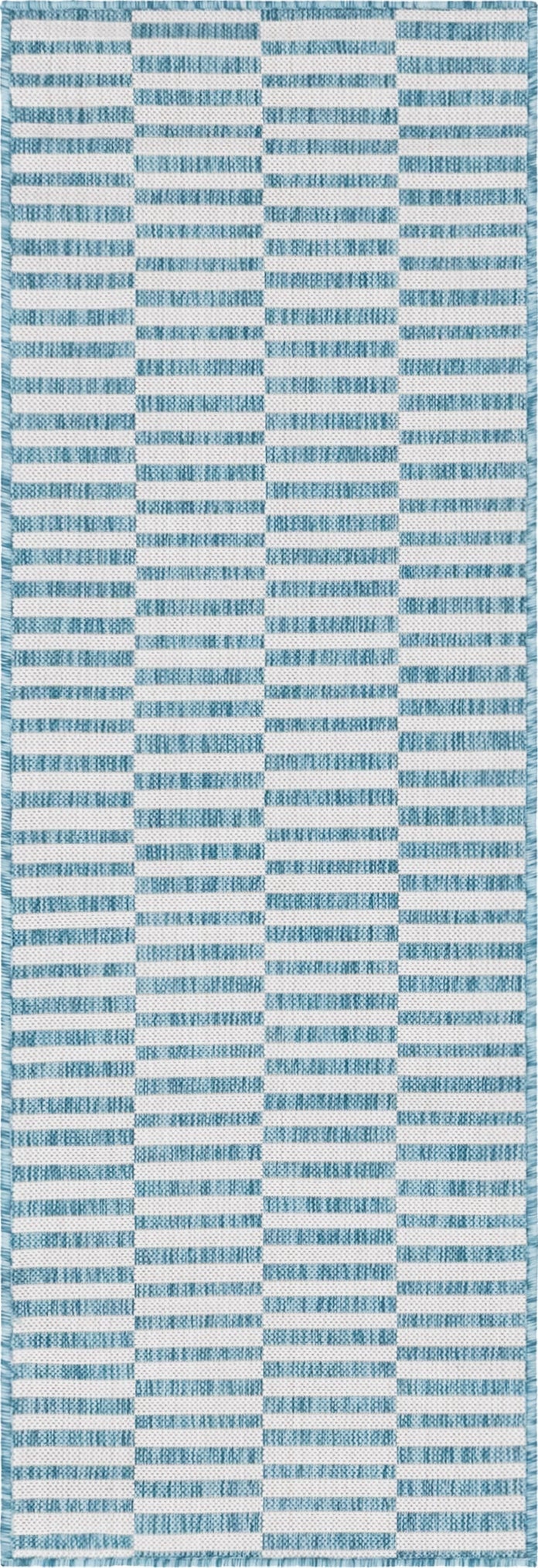  2' x 6'  Washable Ribbon Indoor / Outdoor Runner Rug