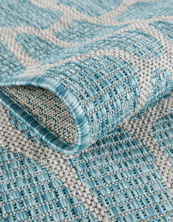 Detail image of  2' x 6'  Washable Safari Indoor / Outdoor Runner Rug