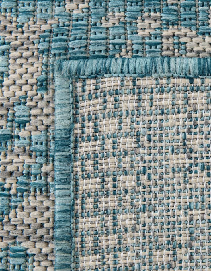 Detail image of 2' x 6' Washable Traditional Indoor / Outdoor Runner Rug