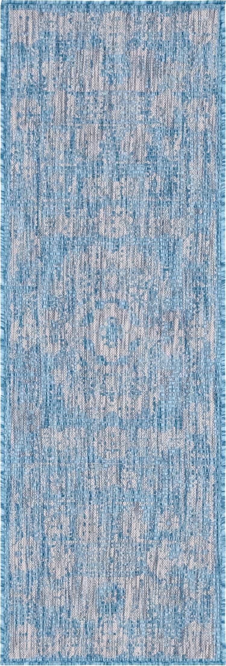  2' x 6'  Washable Traditional Indoor / Outdoor Runner Rug