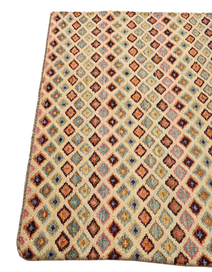 Detail image of  4' 2 x 6' 1  Hand Knotted Balouch Wool Rug