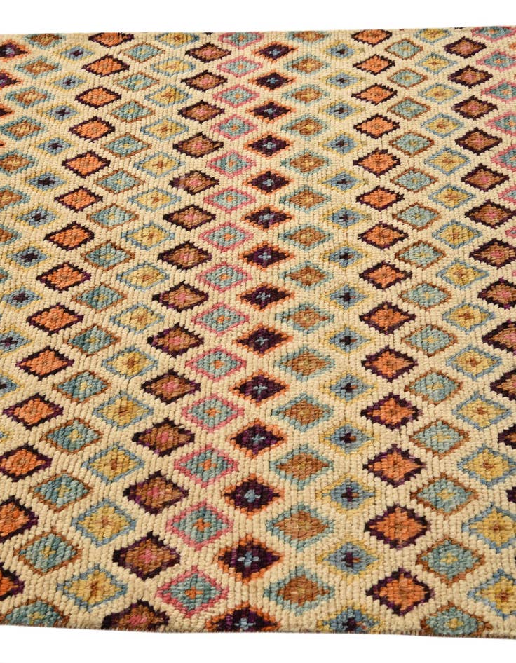 Detail image of  4' 2 x 6' 1  Hand Knotted Balouch Wool Rug