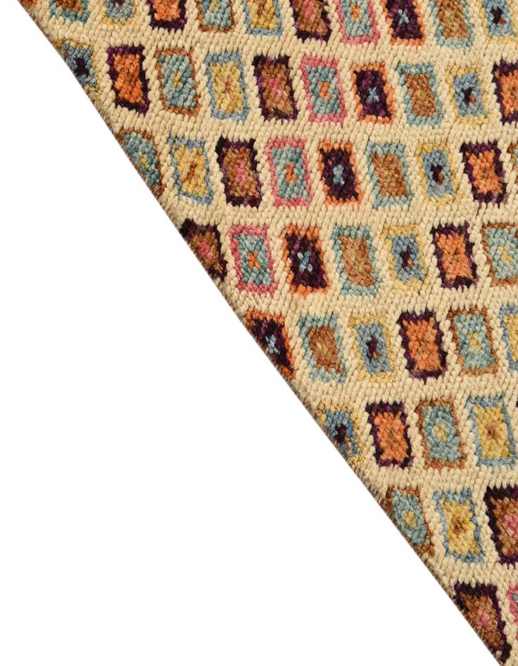 Detail image of  4' 2 x 6' 1  Hand Knotted Balouch Wool Rug