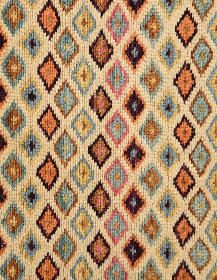 Detail image of  4' 2 x 6' 1  Hand Knotted Balouch Wool Rug
