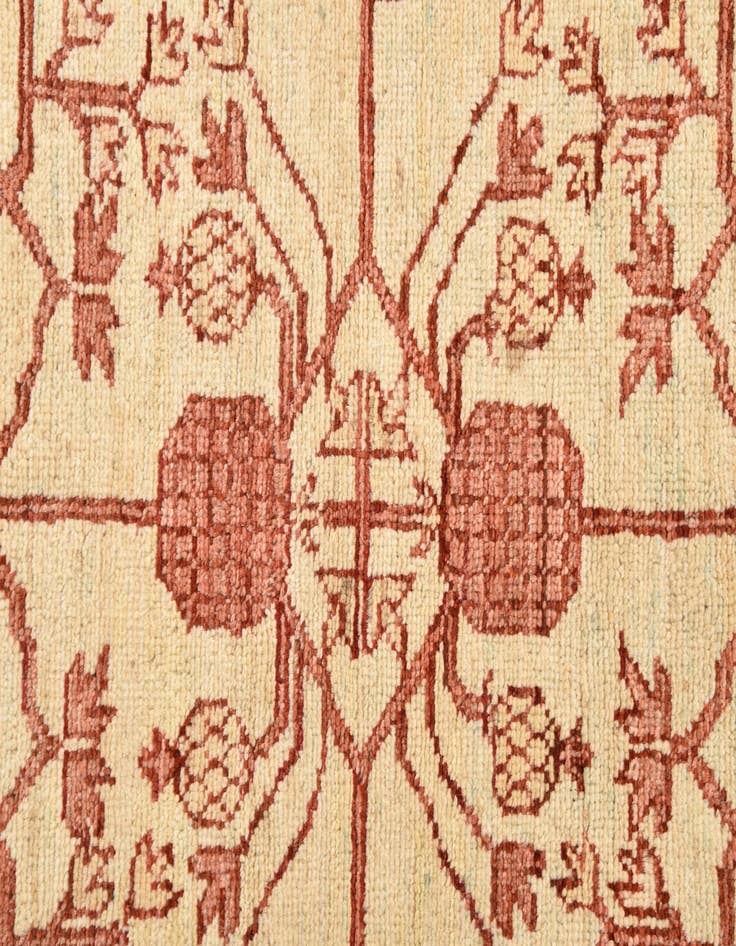 Detail image of  3' 5 x 4' 4  Hand Knotted Balouch Wool Rug