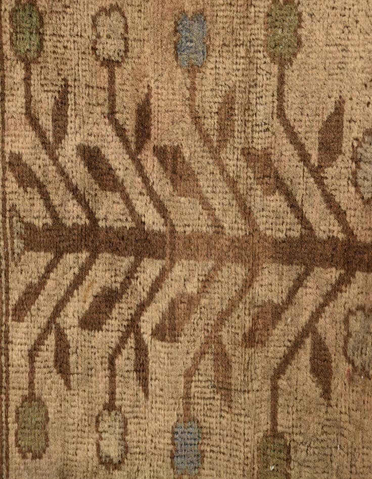 Detail image of  4' x 6' 5  Hand Knotted Balouch Persian Wool Rug