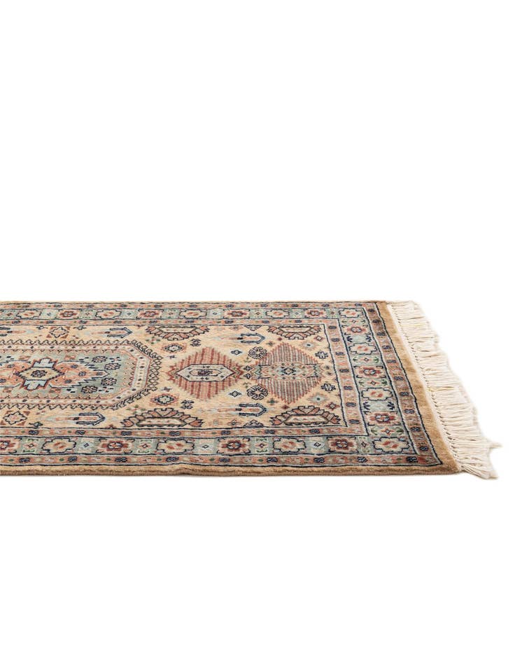 Detail image of  2' 7 x 4' 6  Hand Knotted Bokhara Oriental Wool Rug