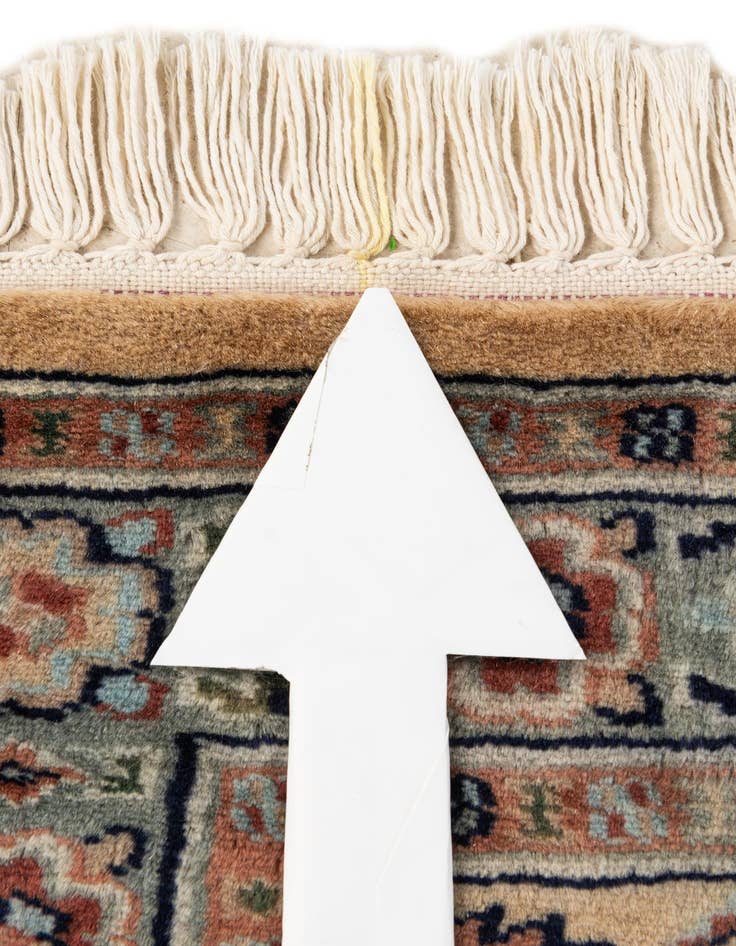 Detail image of  2' 7 x 4' 6  Hand Knotted Bokhara Oriental Wool Rug