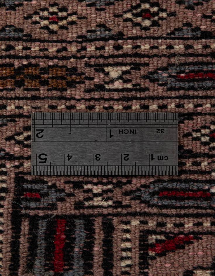 Detail image of  8' 3 x 9' 11  Hand Knotted Bokhara Oriental Wool Rug