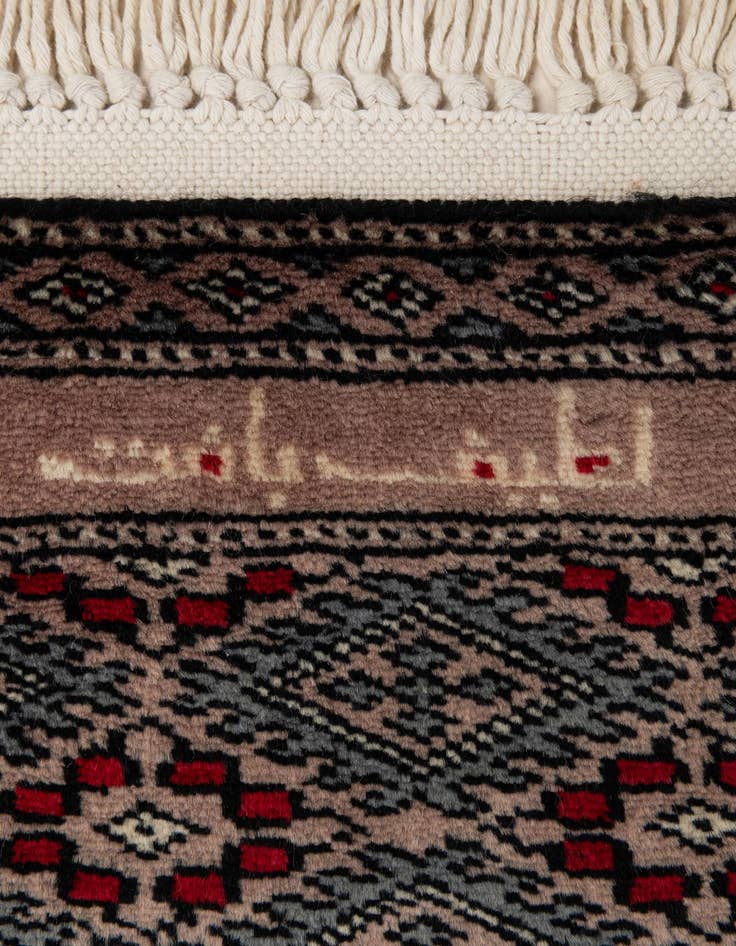 Detail image of  8' 3 x 9' 11  Hand Knotted Bokhara Oriental Wool Rug