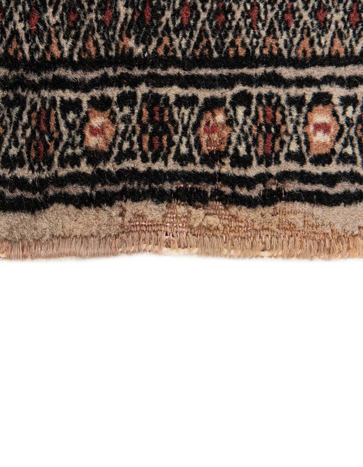 Detail image of  3' 1 x 4' 9  Hand Knotted Bokhara Oriental Wool Rug