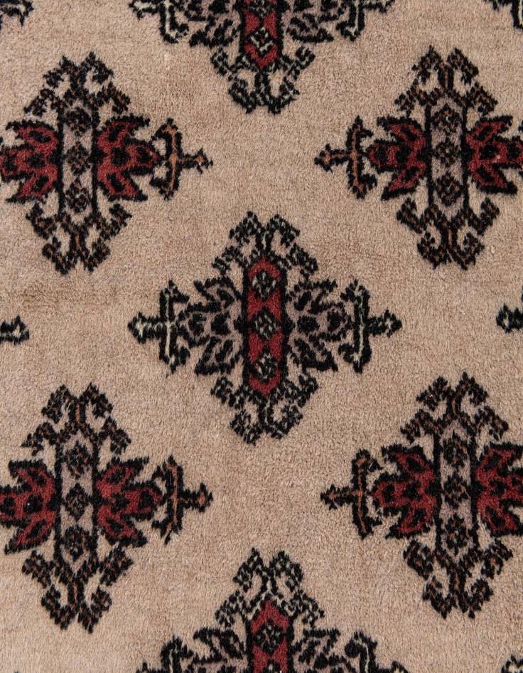 Detail image of  3' 1 x 4' 9  Hand Knotted Bokhara Oriental Wool Rug
