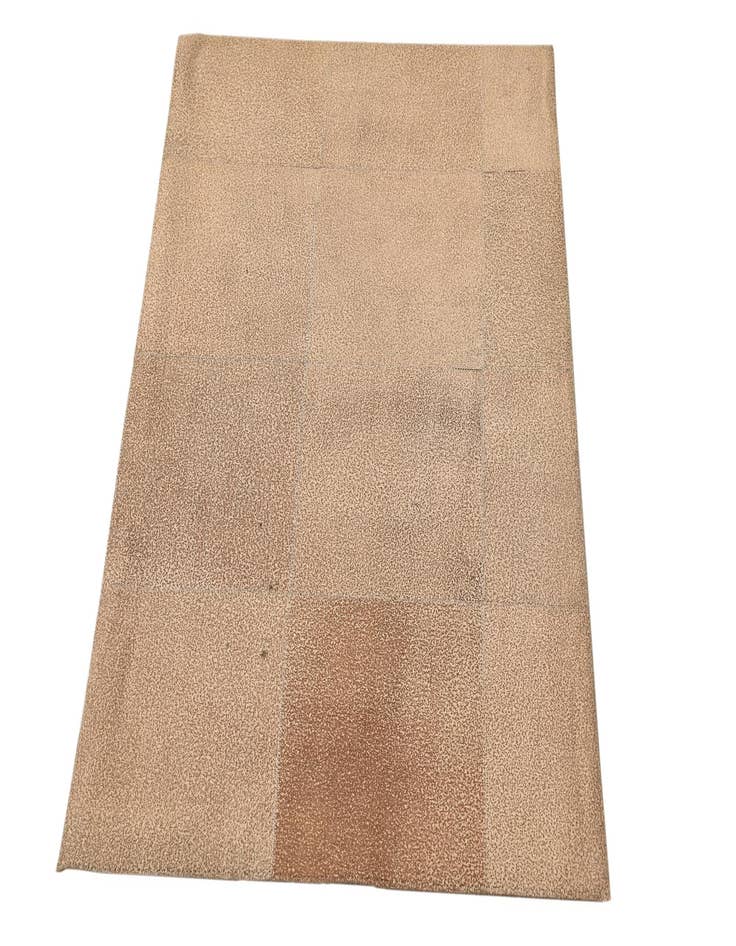 Detail image of  2' 2 x 3' 1 Cowhide Leather Rug