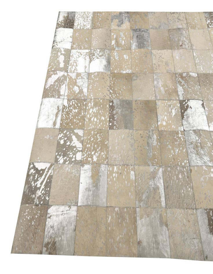 Detail image of  5' 1 x 7' 10 Cowhide Rug