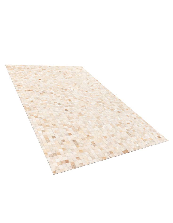 Detail image of  5' 1 x 7' 10 Cowhide Stocks Rug