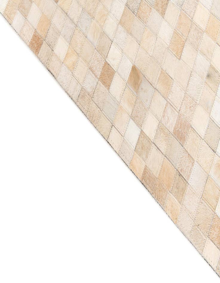 Detail image of  5' 1 x 7' 10 Cowhide Stocks Rug