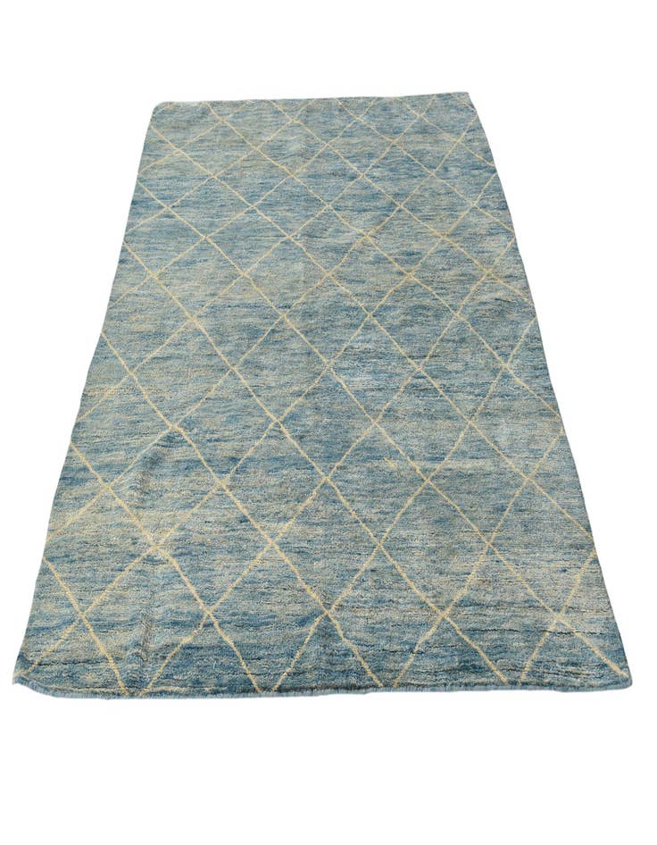 Detail image of  5' 9 x 7' 7  Hand Knotted Darya Wool Rug