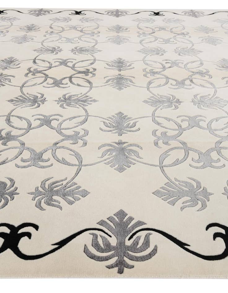 Detail image of  7' 11 x 10'  Hand Knotted Darya Wool Rug