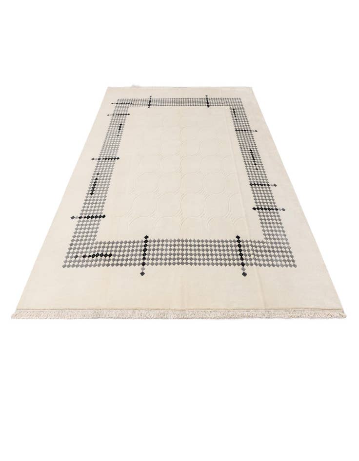 Detail image of  7' 9 x 9' 10  Hand Knotted Darya Wool Rug