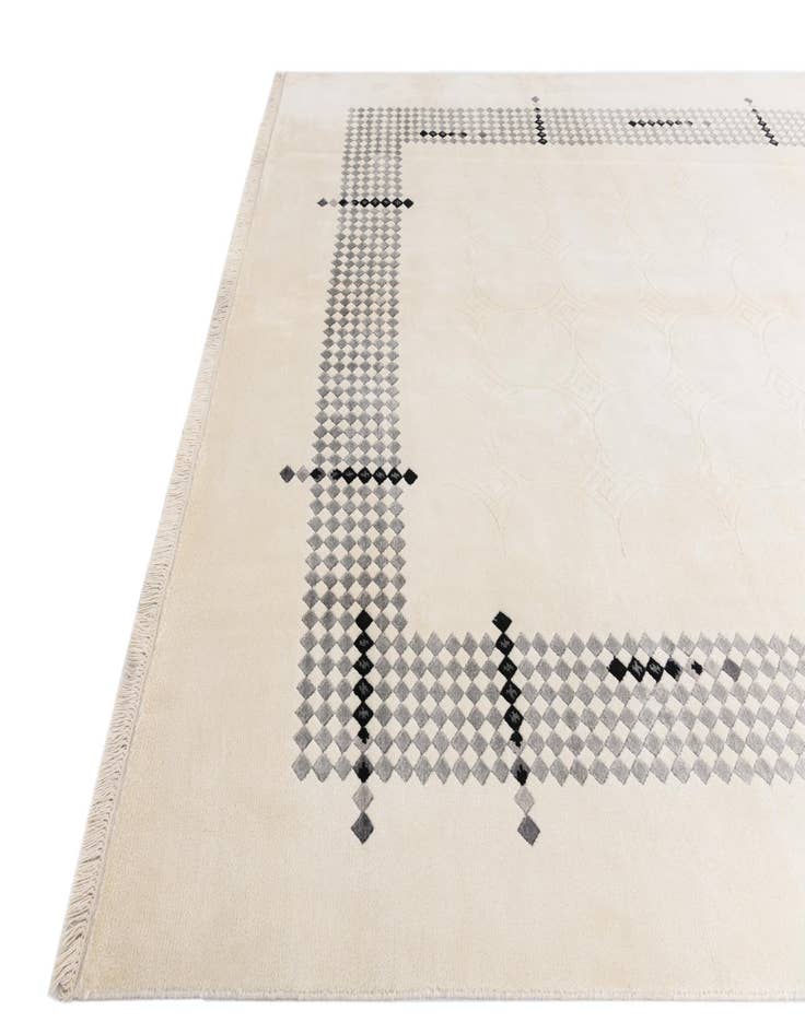 Detail image of  7' 9 x 9' 10  Hand Knotted Darya Wool Rug