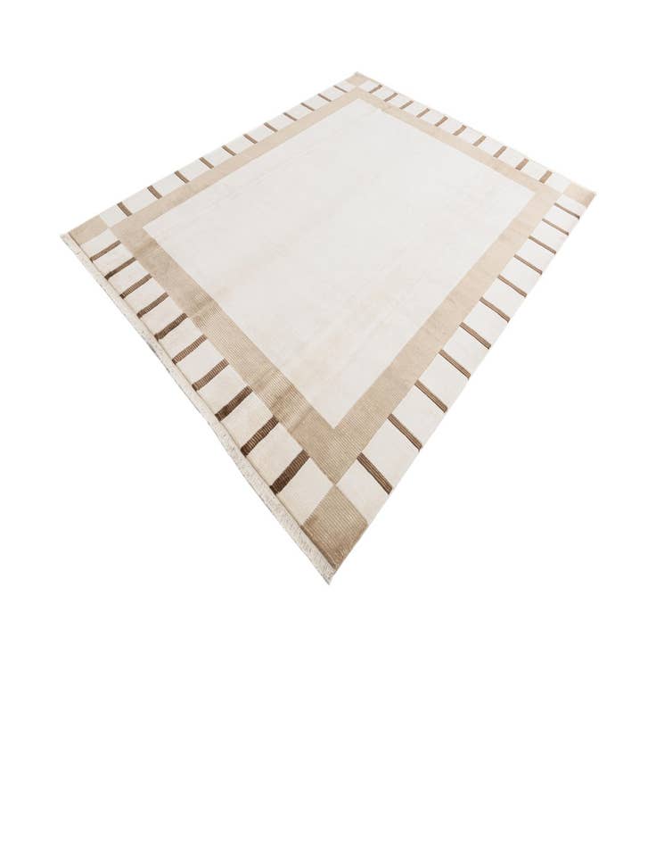 Detail image of  7' 10 x 9' 8  Hand Knotted Darya Wool Rug