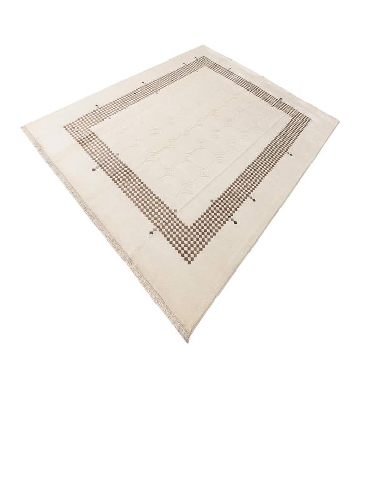 Detail image of  7' 10 x 9' 10  Hand Knotted Darya Wool Rug