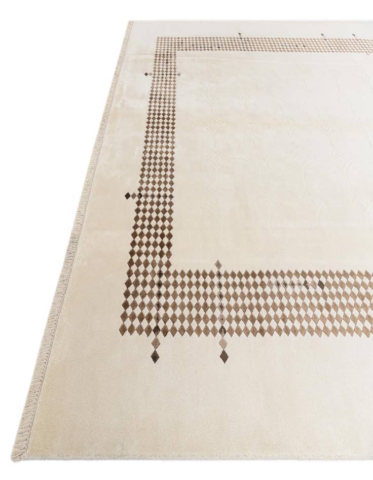 Detail image of  7' 10 x 9' 10  Hand Knotted Darya Wool Rug