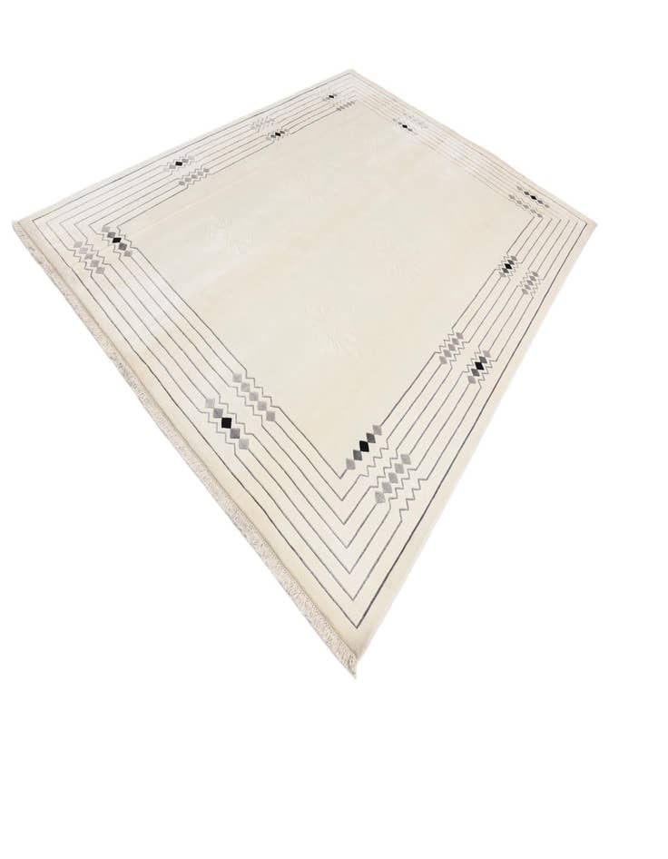 Detail image of  7' 10 x 10' 1  Hand Knotted Darya Wool Rug