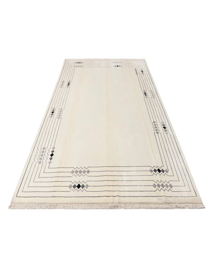 Detail image of  7' 10 x 10' 1  Hand Knotted Darya Wool Rug